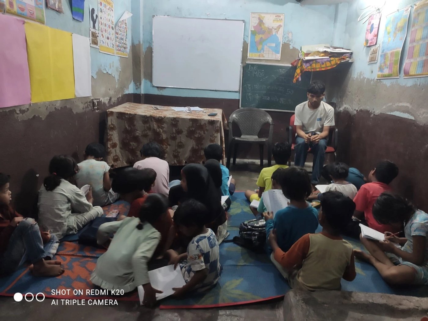 A class in session at an Aadi Foundation centre